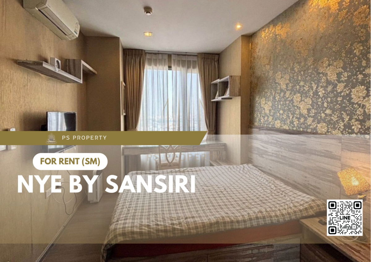 For rent 📍 Nye by Sansiri 📍 Fully furnished and electrical appliances, near BTS Wongwian Yai.