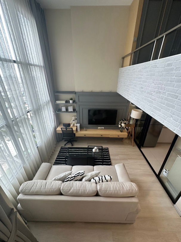 For Rent Knightsbridge prime Sathorn 1 bedroom duplex 40 sq m. Fully furnished, ready to move in, 27,000 baht