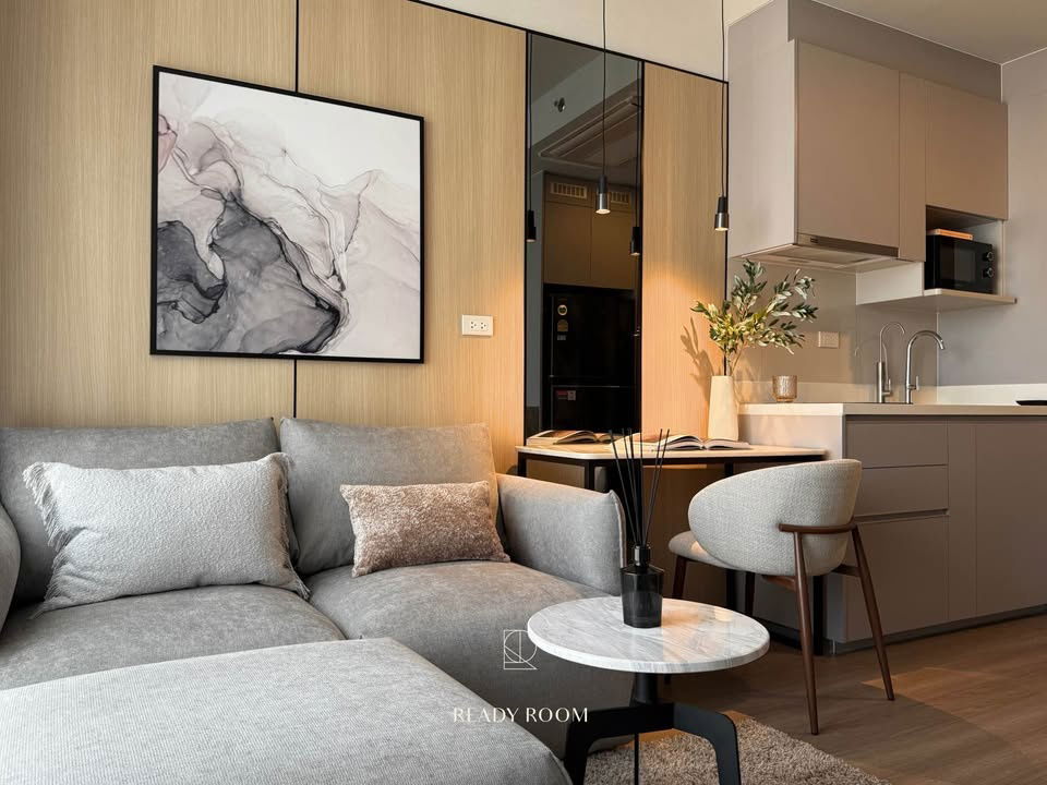 📲Line ID @556ryccg 🌳New room 35 sqm 1 Bedroom Whizdom The Forestias Bangna-Trad KM.7 Fully furnished near Mega, IKEA