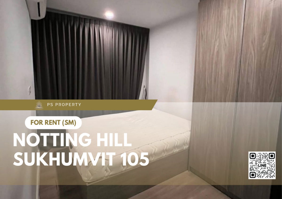 For rent ✨ Notting Hill Sukhumvit 105 ✨ near BTS Bearing, complete with furniture and electrical appliances.