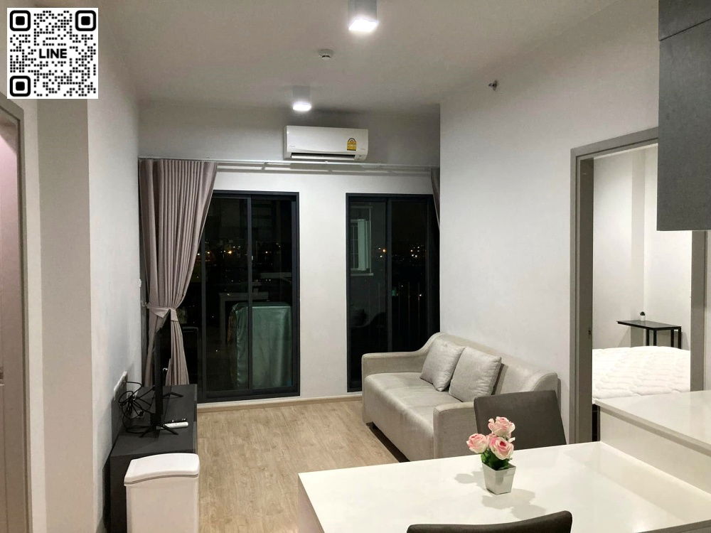 📲Line ID @556ryccg 🚄2 Bedroom 52 sqm Floor 17 IDEO New Rama9 Fully furnished near MRT Ramkhamhaeng12 & ARL Ramkhamhaeng