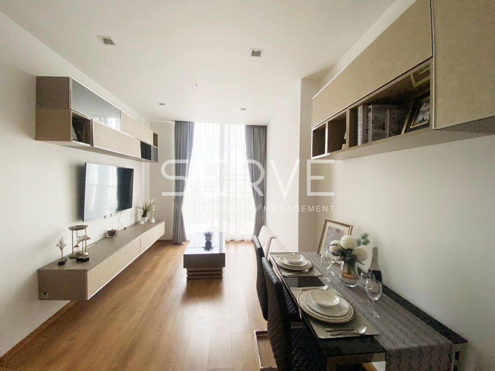 Modern Style 1 Bed with Bathtub High Fl. 10+ Good Location Close to BTS Phrom Phong 500 m. /For Rent-Noble BE33