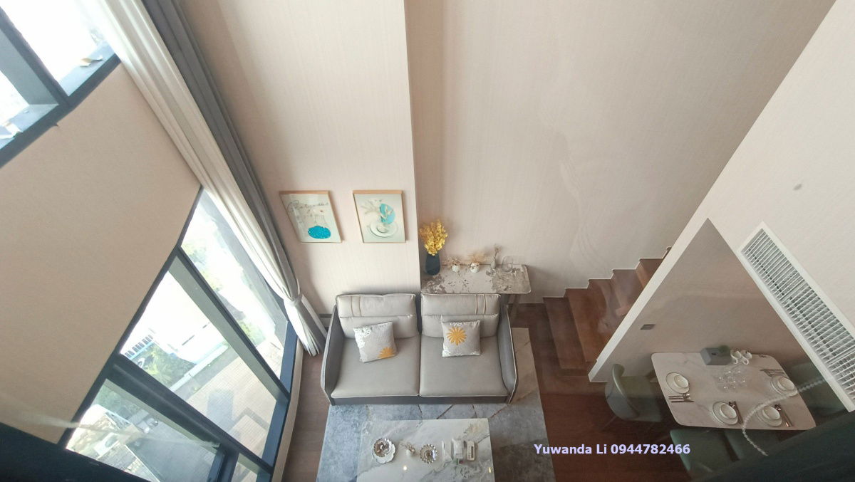 for Rent Ideo Q Victory 🌸Condo Duplex 2 Bedroom 2 Bathroom near BTS Victory monument 1 minutes