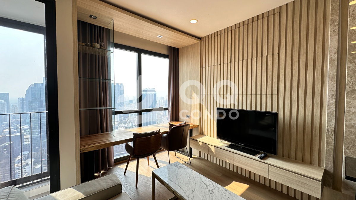 🛋️🏬 For Rent Ashton Chula-Silom 1Bed, 34 sq.m., Beautiful room, fully furnished.