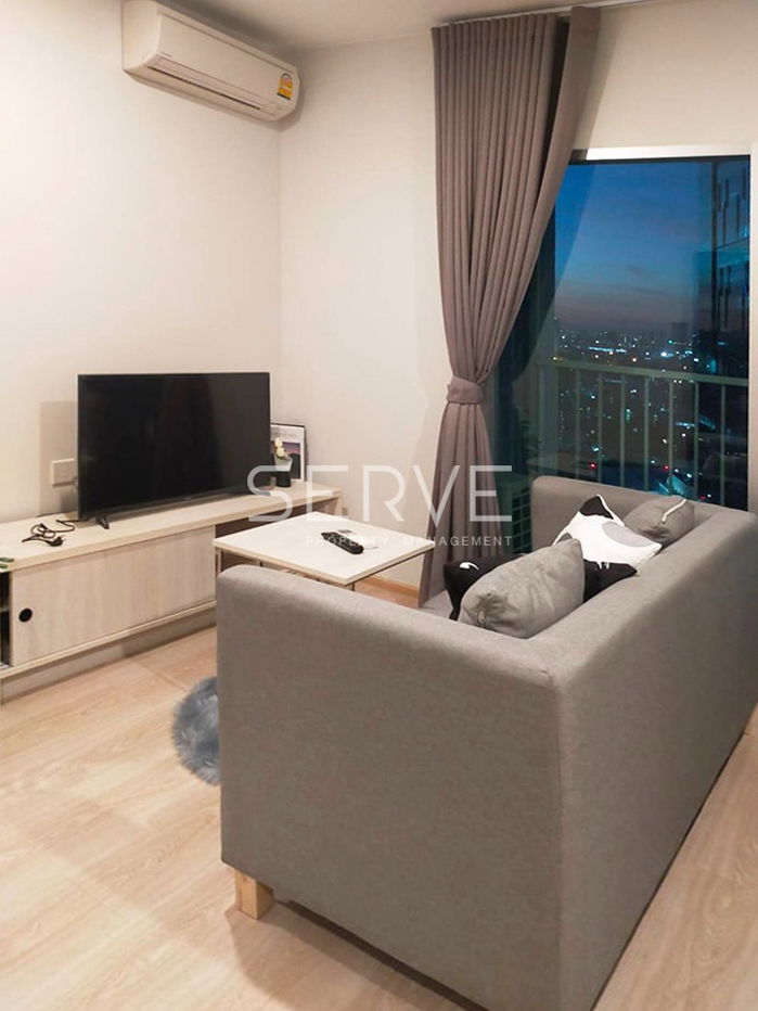 2 Beds Homey Style Good Location at Ratchada Area Next to MRT Thailand Cultural Centre 80 m. @ Noble Revolve Ratchada 1
