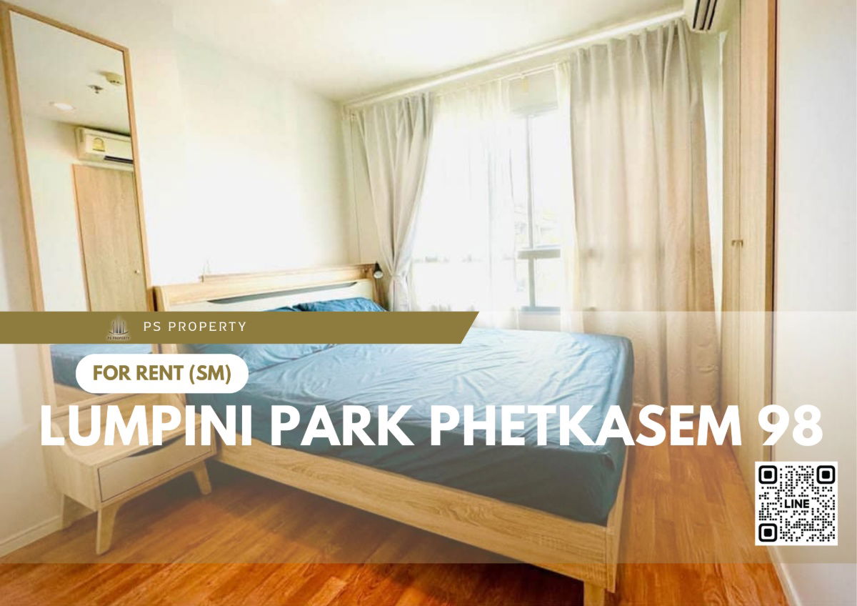 For rent 📍 Lumpini Park Phetkasem 98 📍 Complete furniture and electrical appliances. Near Lak Song BTS