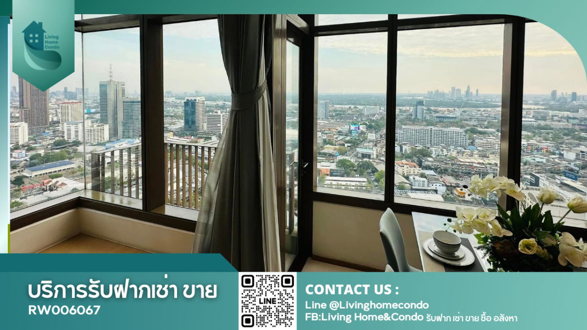For rent The Emporio Place Sukhumvit 24, 1 bedroom, 2 bathrooms, beautifully decorated, complete with furniture and electrical appliances LH-RW006067