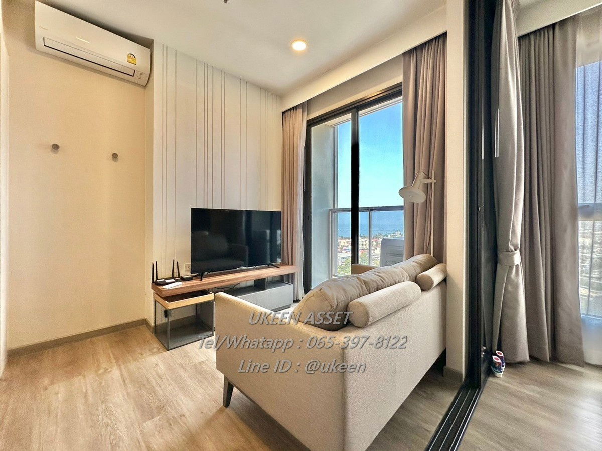 KEEN Center Sriracha, a luxury condo ready to move in, in the heart of Sriracha 🌟 📌 Rental price only 16,000 baht/month ‼️