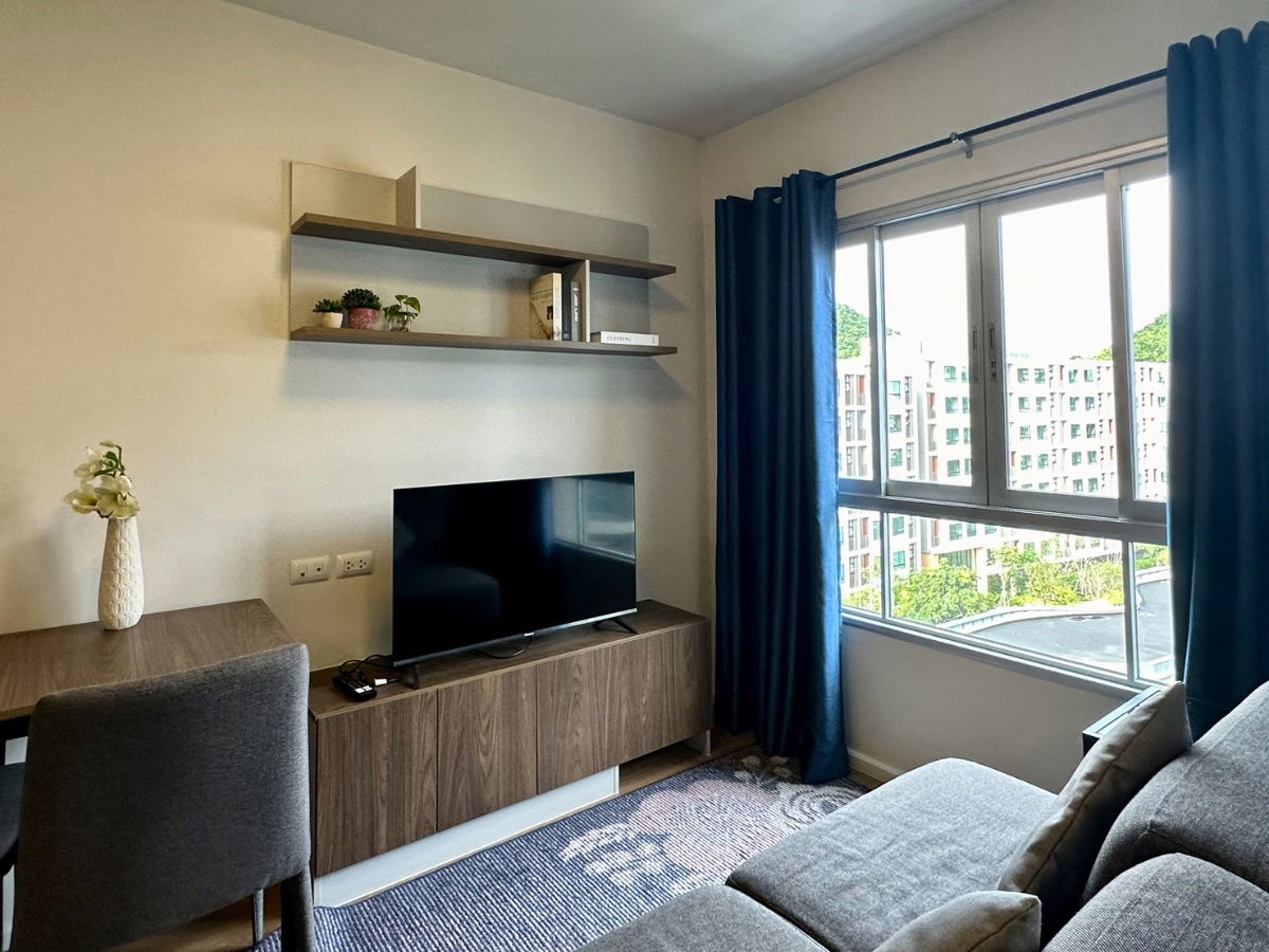 For rent  Dcondo Bliss Sriracha (Dcondo Bliss Sriracha), walk only 150 meters to Kasetsart University.