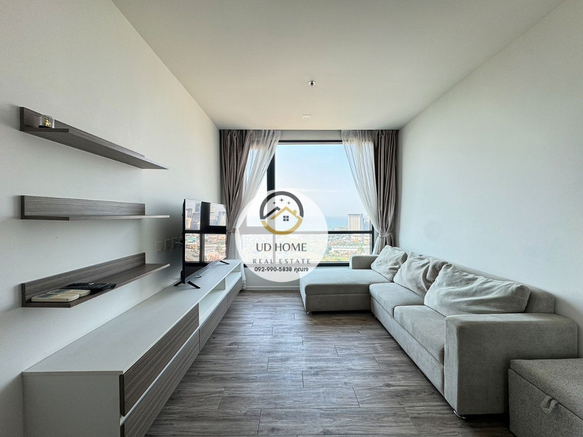 For rent KnightsBridge Sriracha - 2 Bed 2 Bath sea view (58 sq m - 25th floor) near Central Sriracha
