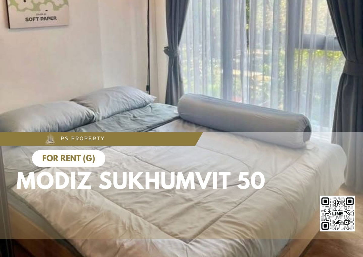 For rent ✨ MODIZ Sukhumvit 50 ✨ furniture, complete electrical appliances, near BTS On Nut.