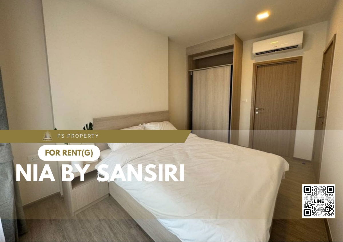 For rent 📍 NIA by Sansiri 📍 near BTS Phra Khanong, complete with furniture and electrical appliances.