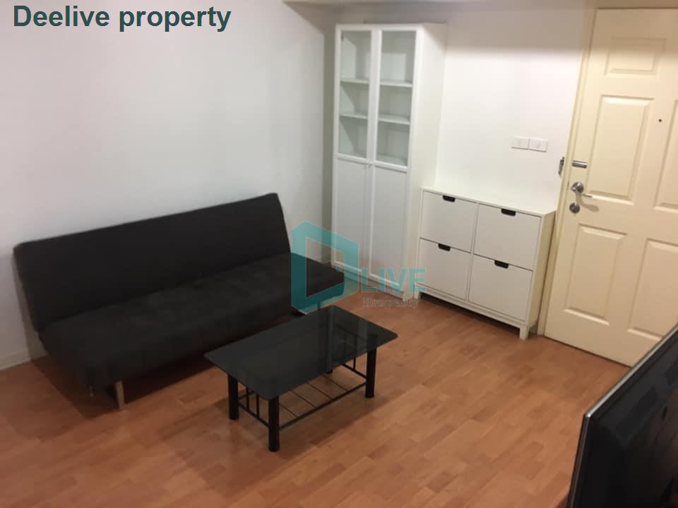 DL009492 Condo for rent, Lumpini Ville Cultural Center near MRT ห้วยขวาง, ready to move in, call urgently 0653619502 LineID @534wlwof