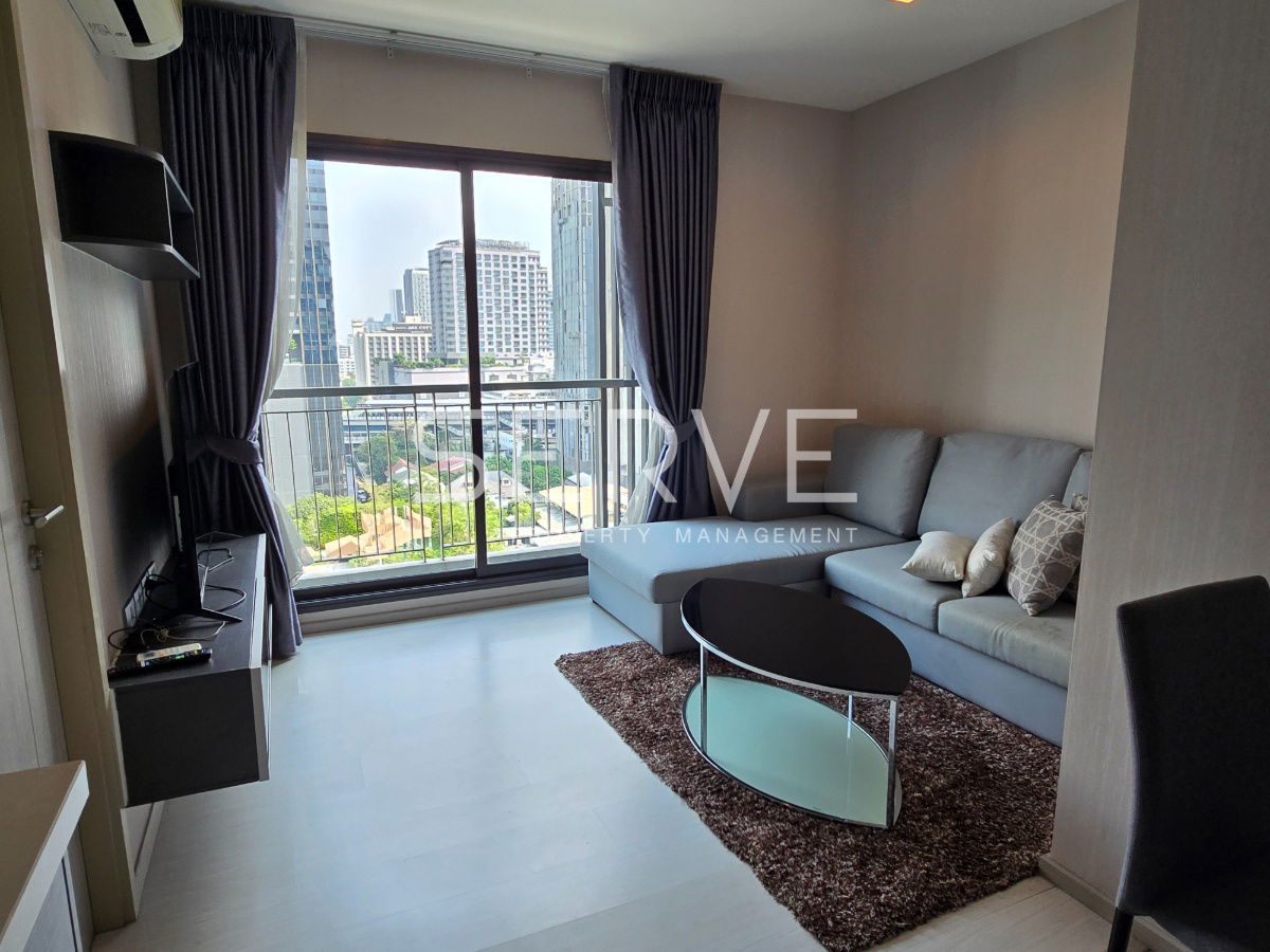 1 Bed  Large Room High Fl. 10+ Good Location Shuttle bus to BTS Thong Lo 350 m. at Rhythm Sukhumvit 36-38 Condo / For Rent