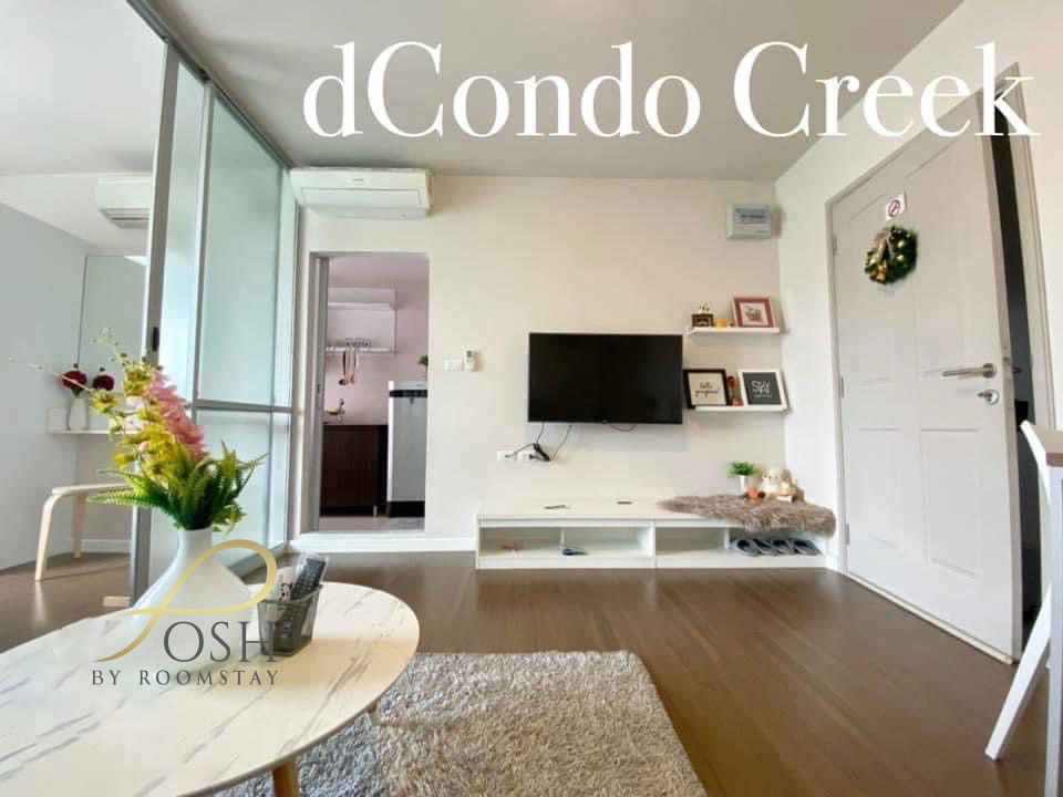 For Rent: dCondo Creek by Sansiri – Fully furnished condo near Patong, 100m pool, prime location, easy access, surrounded by shops