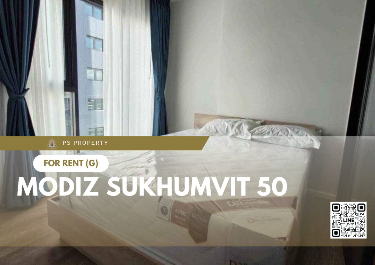 For rent 🔥 MODIZ Sukhumvit 50 🔥 Fully furnished, electrical appliances, near BTS On Nut