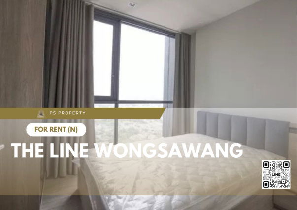 For rent 🔥 THE LINE Wongsawang 🔥 Fully furnished and equipped with electrical appliances, near MRT Wongsawang