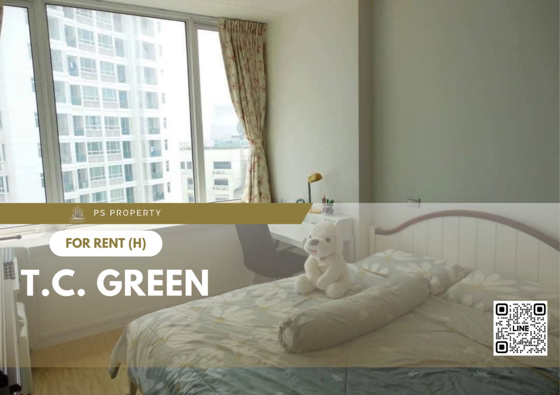 For rent ✨ T.C. Green ✨ Fully furnished and equipped with electrical appliances, near MRT Rama 9