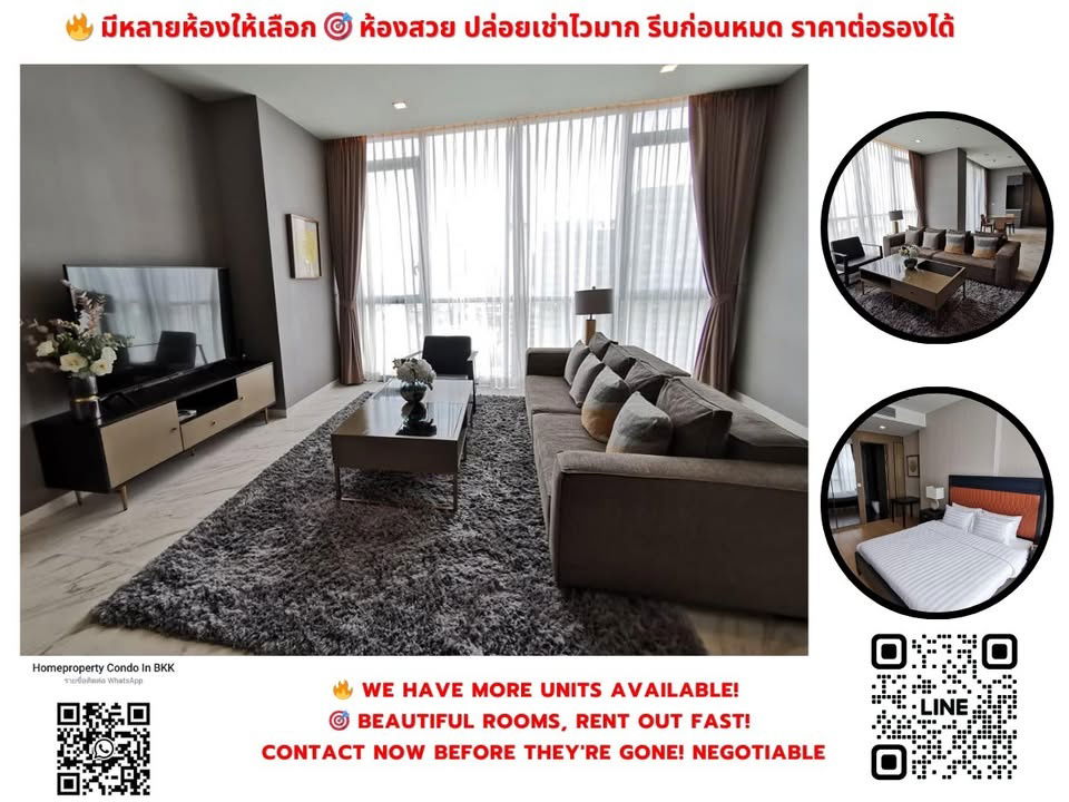 For Rent The Monument Thong Lor Near BTS Thonglor, More Rooms available, Fast response via LINE, Price Negotiable