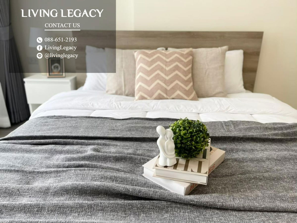 LWHPZR4H Condo For Rent Rich Park @ Triple Station 30 Sq.M. Floor 3 line id : @livinglegacy