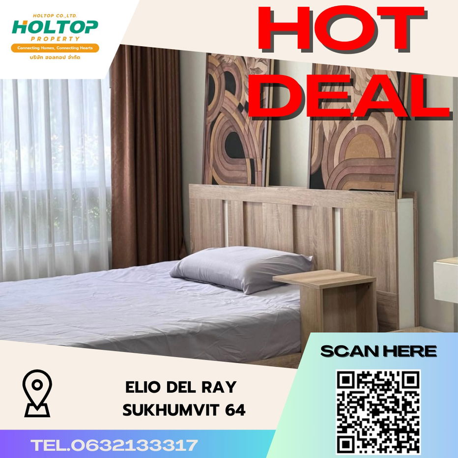 #S3246  For Rent Elio Del Ray Sukhumvit 64