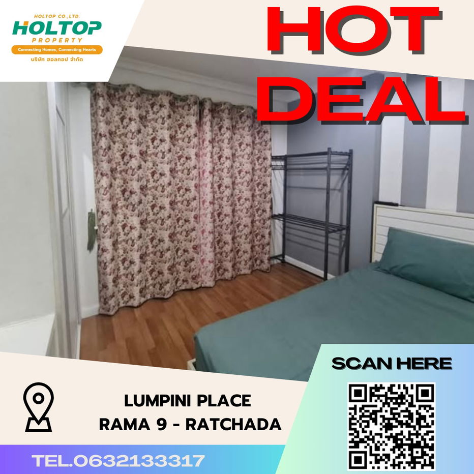 #S3288  For Rent Lumpini Place Rama 9-Ratchada