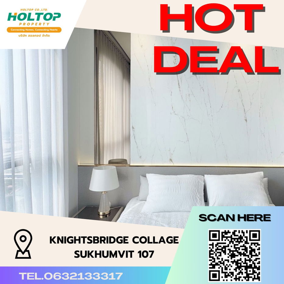#S3277  For Rent Knightsbridge Collage Sukhumvit 107