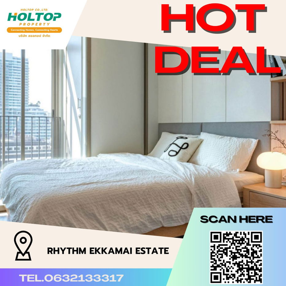 #R3277  For rent  Rhythm Ekkamai Estate