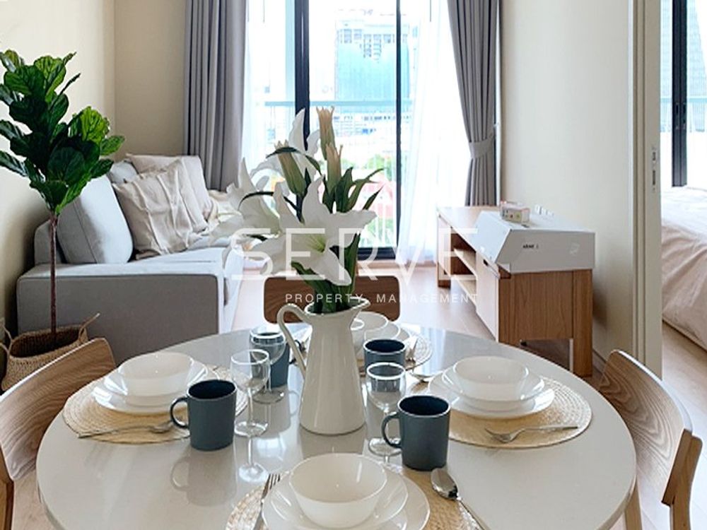 Cozy Style Corner Unit 2 Beds on High Fl. with East side Close to BTS Asok & MRT Sukhumvit /For Rent-Noble Recole Sukhumvit 19