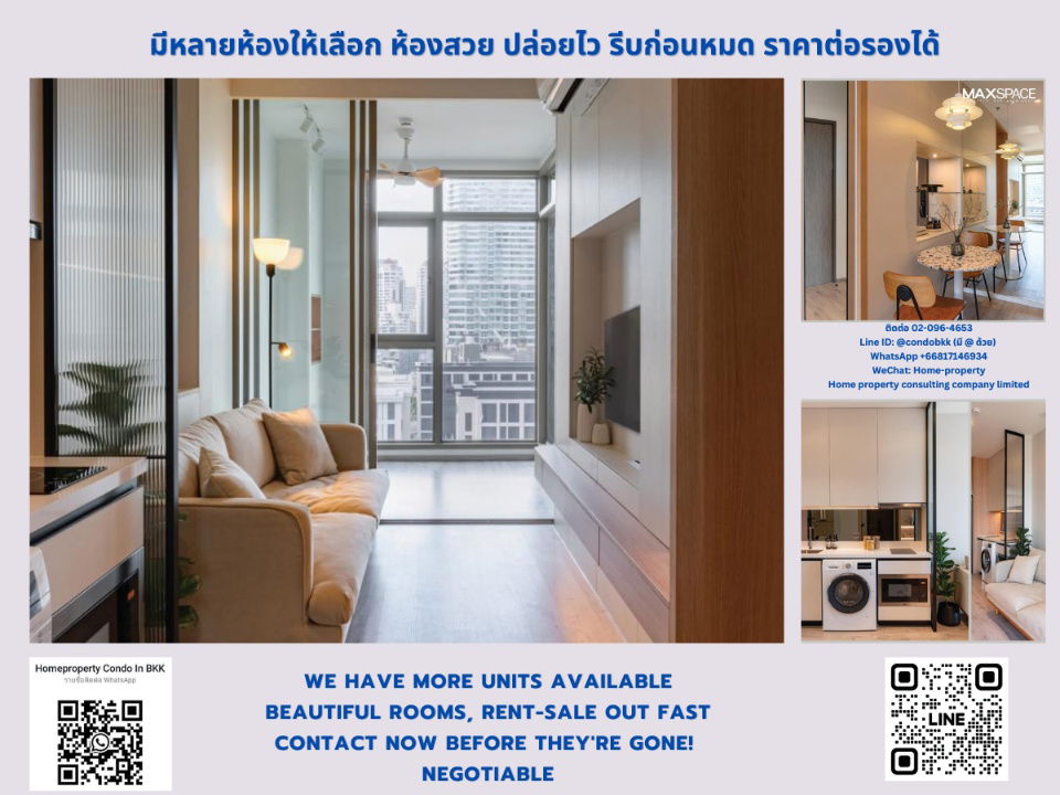 For Rent Rhythm Ekkamai Estate  BTS Ekkamai Negotiable Line ID: @condobkk (with @) Code H28079