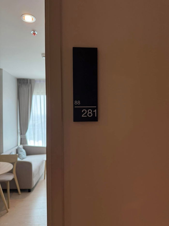 For Rent: Condo Nue Mega+ Bangna Unit 88/281 with prime number, beautiful view on 15th floor Unit size: 26.45 sqm