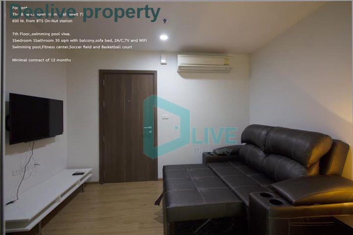 DL005811 Condo for rent, The Base Park East Sukhumvit 77 near BTS On Nut, ready to move in, call urgently 0638692663 LineID @257sxzzu