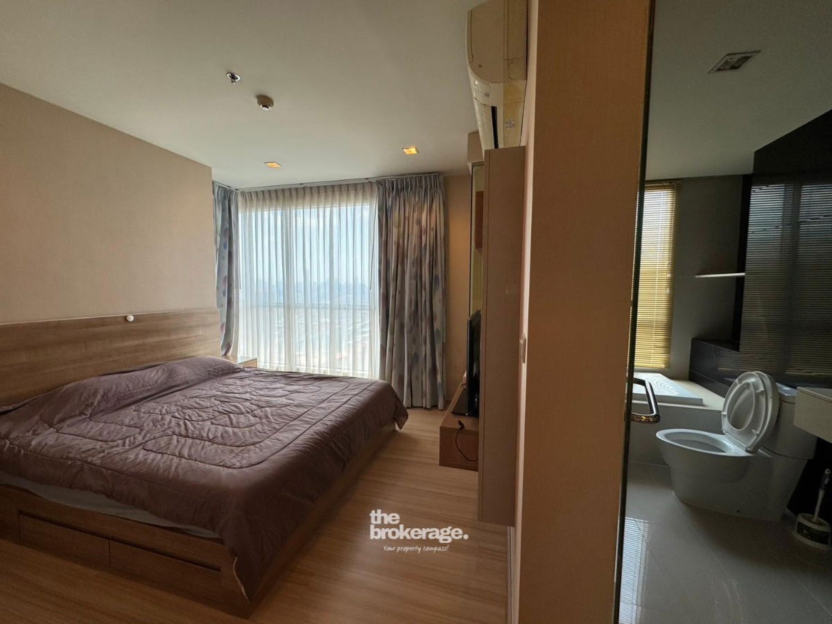 Urgent rent !! Rhythm Ratchada-Huai Khwang 2 Bedroom 2 Bathrooms 62 sqm. 33,000 baht !!   Line : @thebrokerage