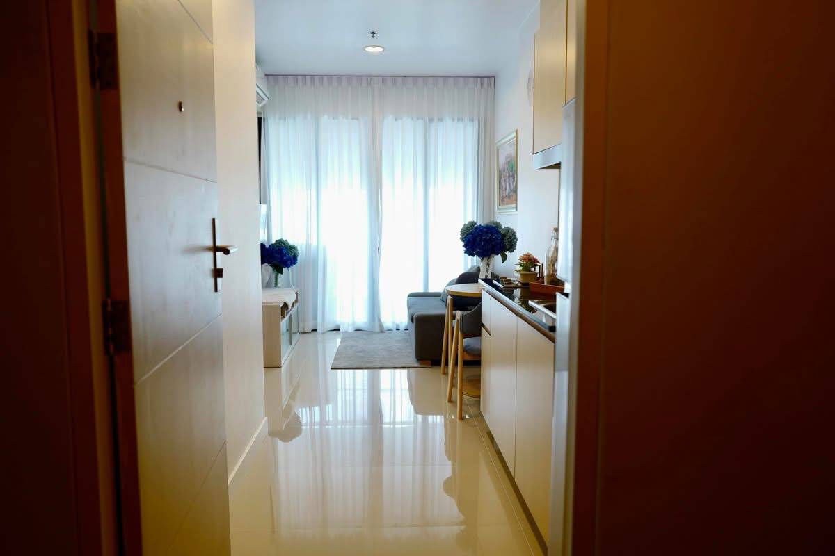 P903 Condo for rent IDEO Ratchada-Huaykwang, low-rise condo, next to MRT Huai Khwang, ready to move in, has washing machine