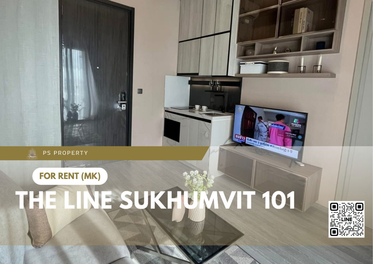 For rent 📍 THE LINE Sukhumvit 101 📍 Fully furnished and equipped with electrical appliances, near BTS Punnawithi