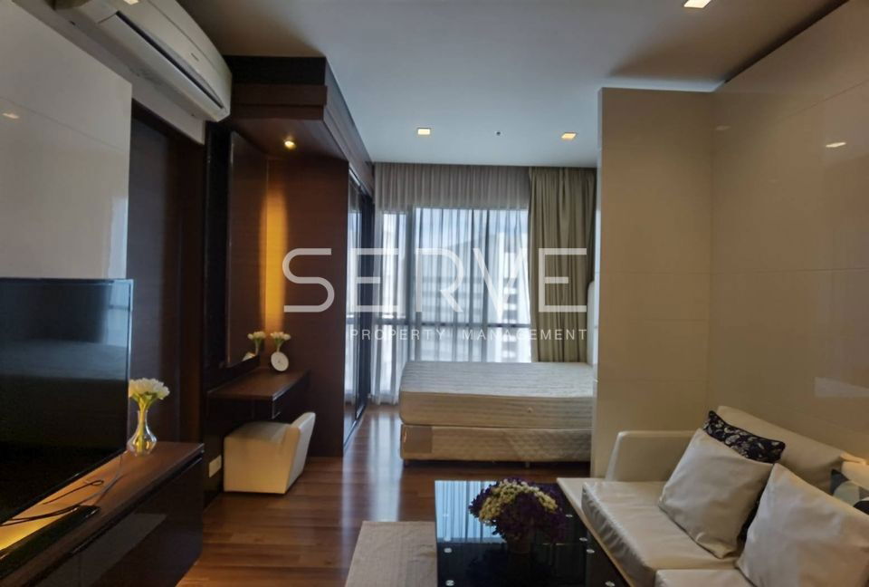 Studio Large Room Good Location Close to MRT Thailand Cultural Centre 220 m. @ IVY Ampio