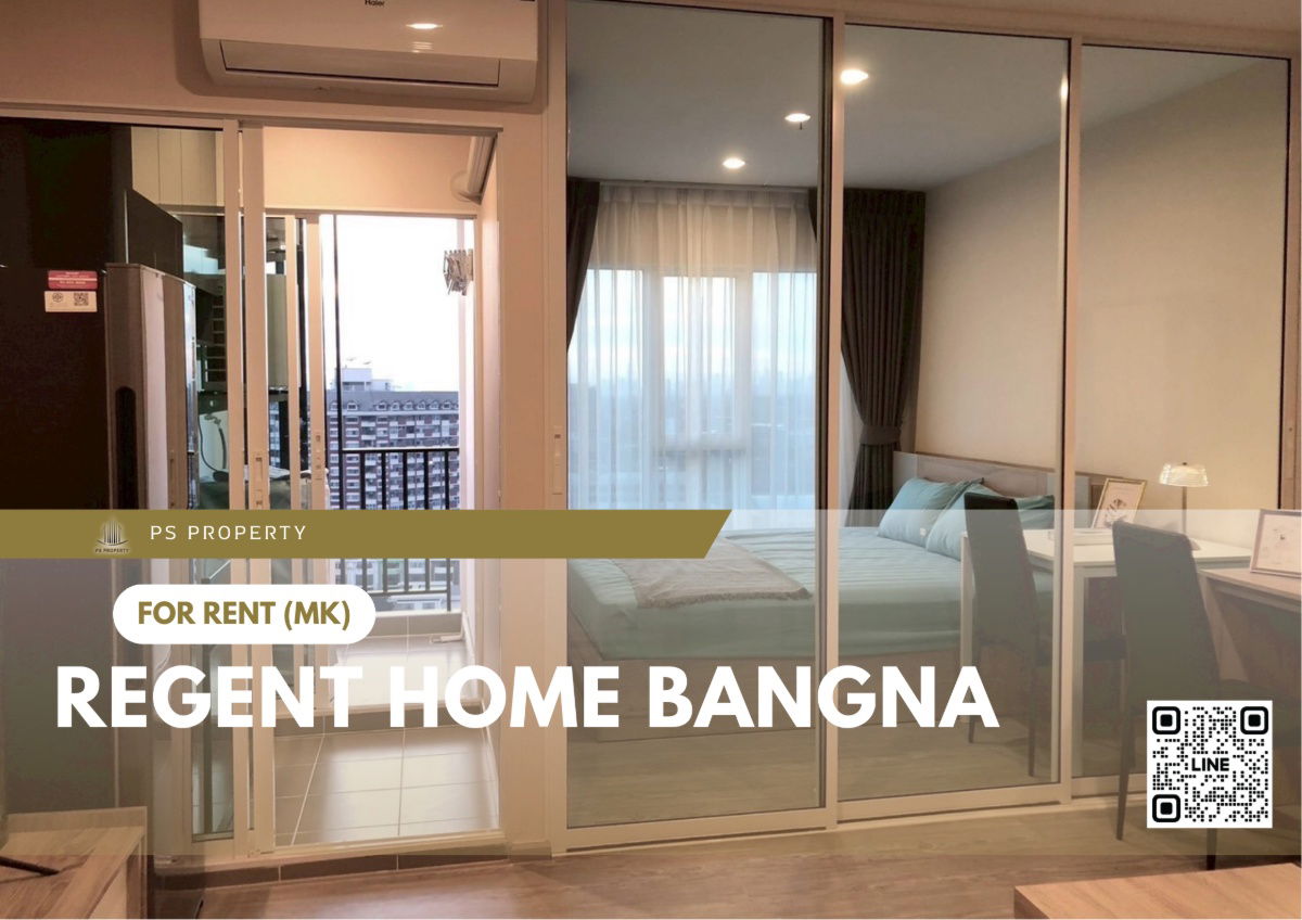 For rent 🔥 Regent home bangna 🔥 Fully furnished and equipped with electrical appliances, near BTS Bangna