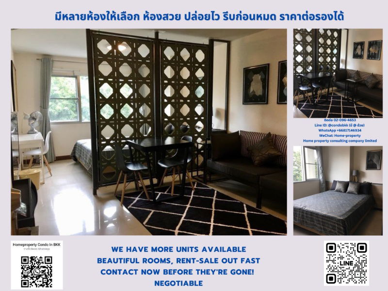 For Rent  One Thonglor Station BTS Thonglor (400m./6min walk)