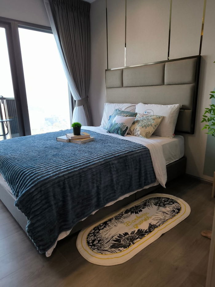 P914 Condo for rent Politan Aqua, river view, very beautiful room, fully furnished, washing machine included, ready to move in