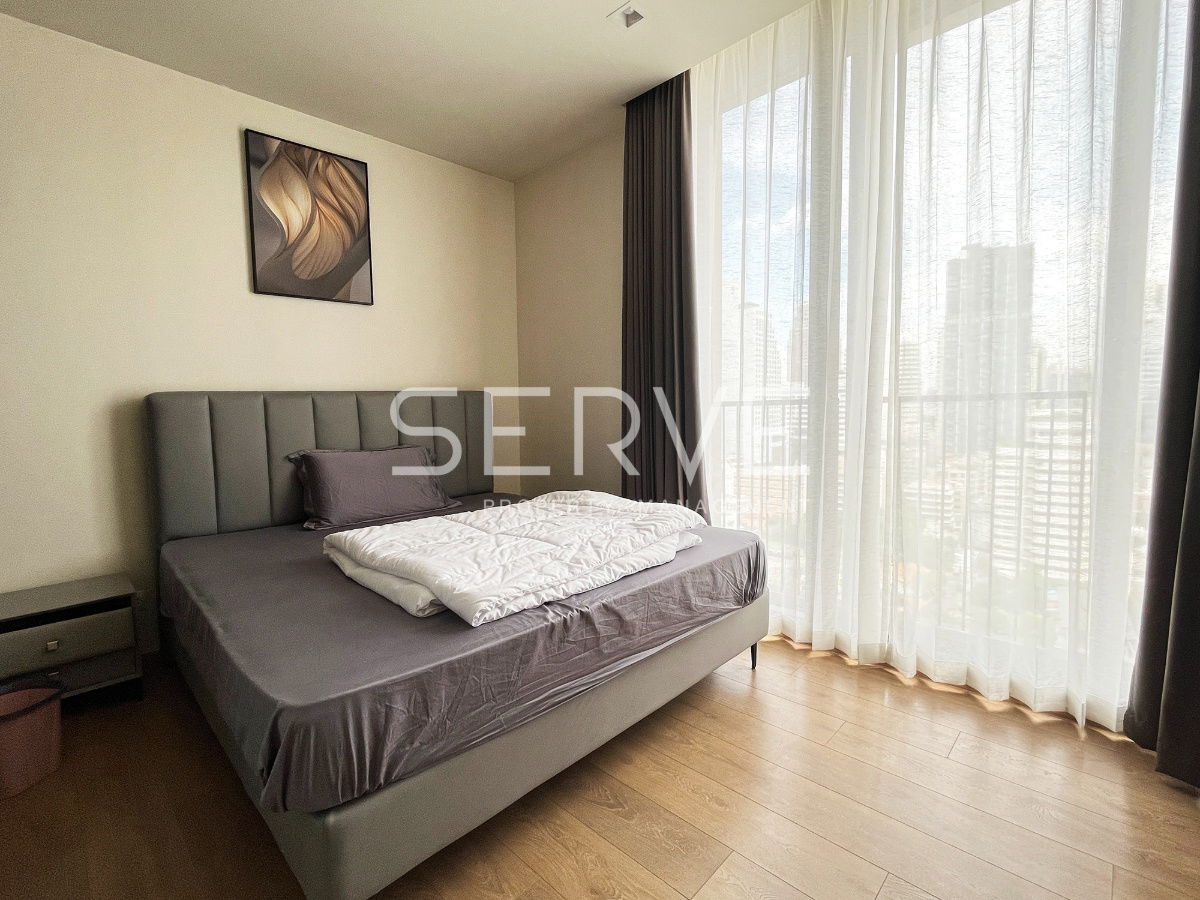 🔥22K🔥 - Studio with Partition High Fl. 15+ Good View & Good Location Close to BTS Phrom Phong 500 m. at Noble Around 33 Condo / For Rent