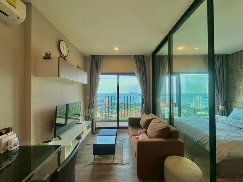 Condo for rent Sriracha Knightsbridge The Ocean Sriracha, beautiful room, sea view
