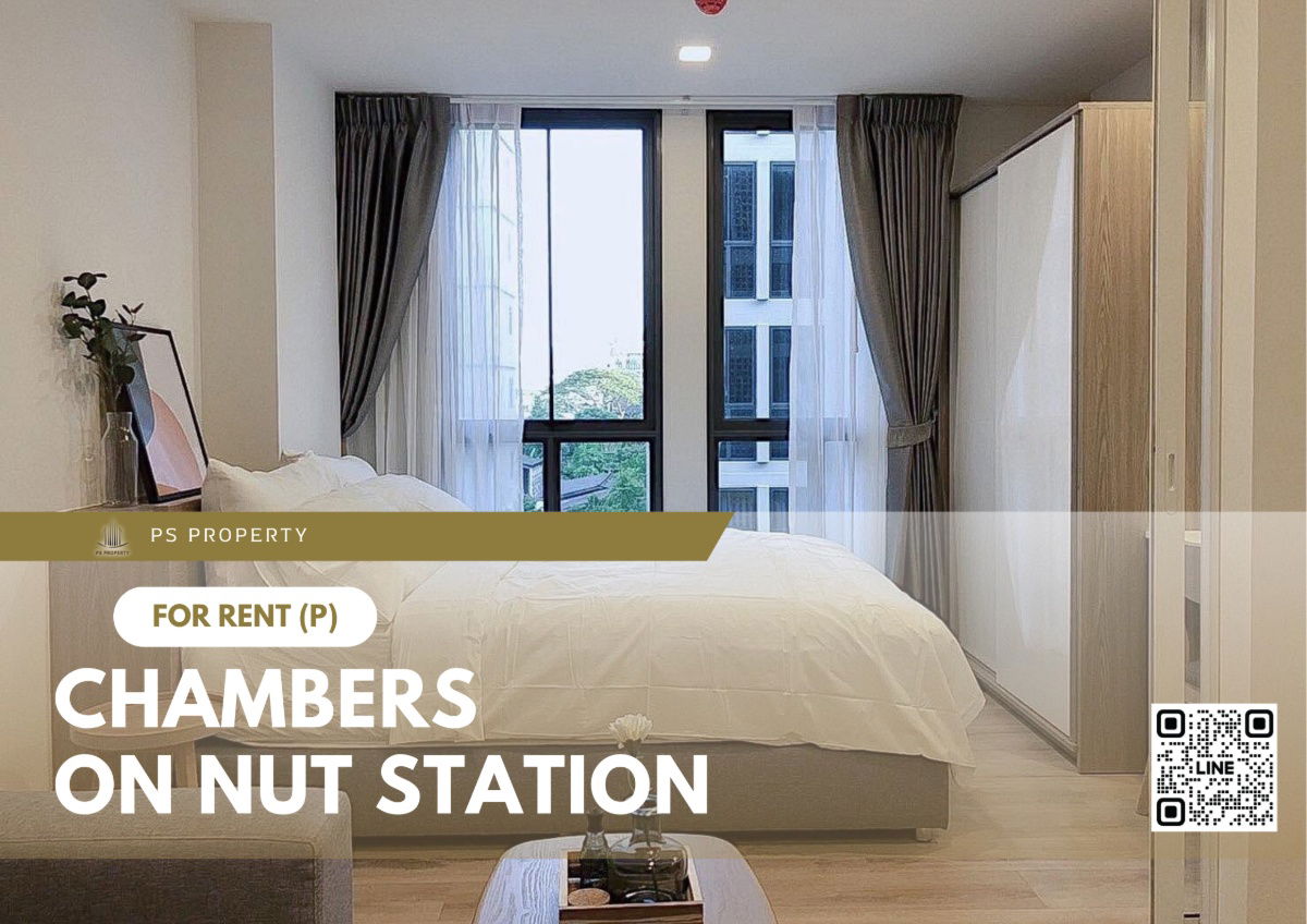 For rent 📍 Chambers On Nut Station 📍 Fully furnished and equipped with electrical appliances, near BTS On Nut