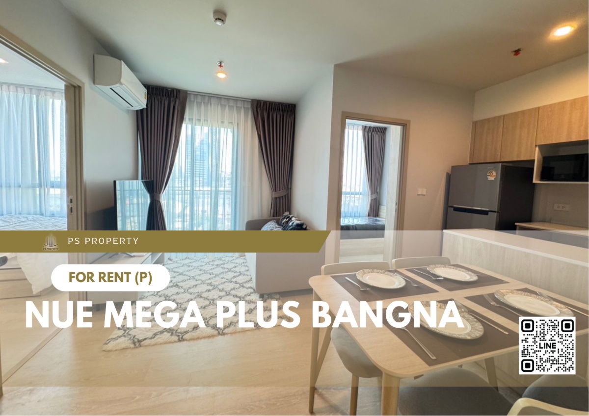 For rent 📍 Nue Mega Plus Bangna 📍 2 bedrooms, complete with furniture and appliances