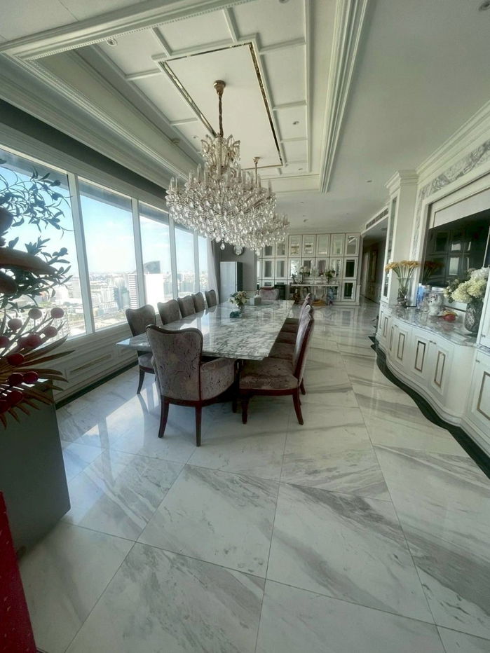 LTH12338 – Penthouse Luxury FOR RENT at Q Asoke Size 274.74 sqm. 5 beds 6 baths Near MRT Phetchaburi Station ONLY 230K/Month