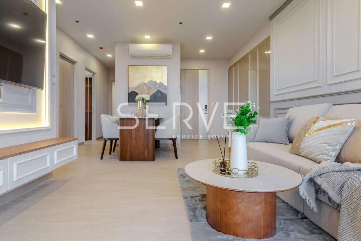 3 Beds Luxury Room Fully Furnished City View New Condo Close to MRT Rama 9 450 m. @  One 9 Five Asoke - Rama 9