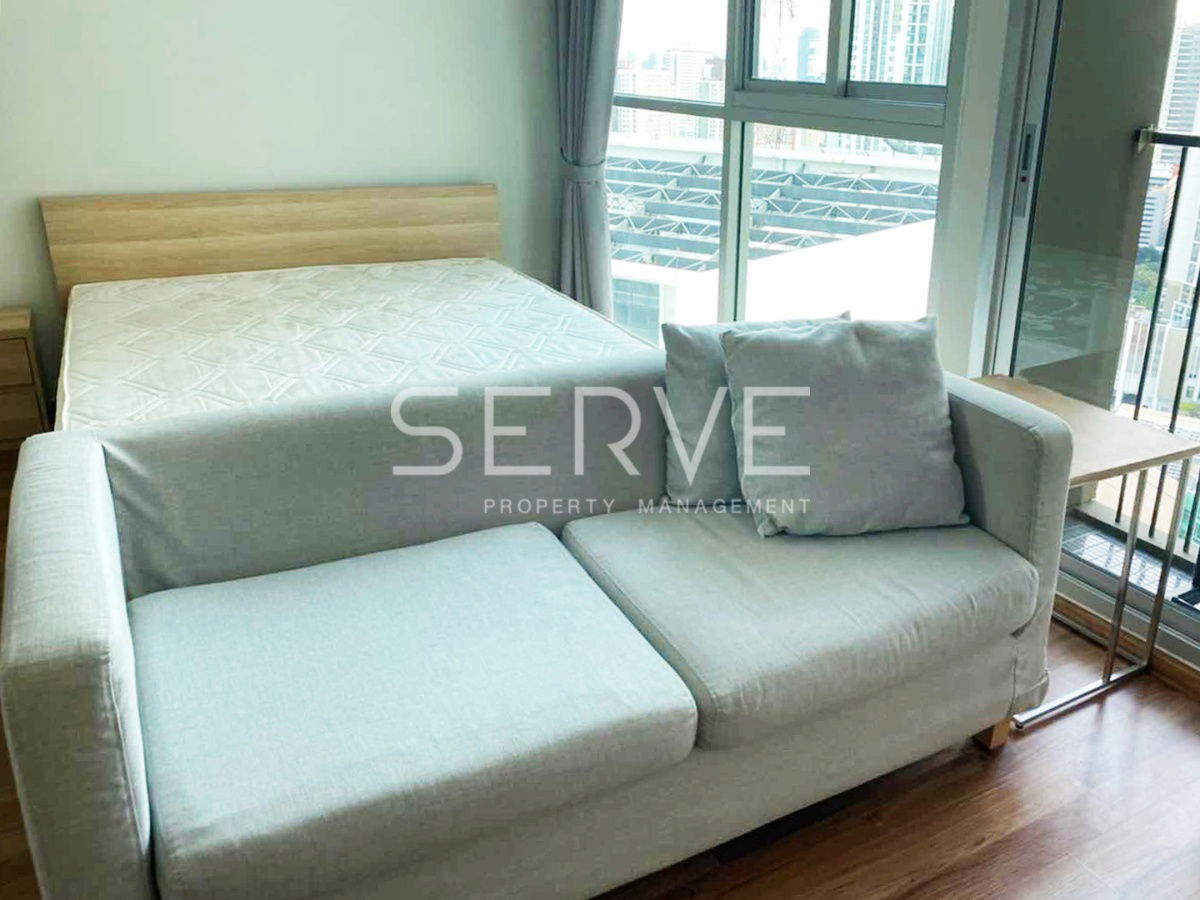 🔥Good Price & Good Location Studio High Floor Close to MRT Thailand Cultural Centre Station 80 m.  @ Noble Revolve Ratchada 2