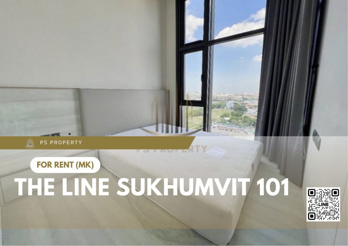 For rent ✨ THE LINE Sukhumvit 101 ✨ Fully furnished and equipped with electrical appliances, near BTS Punnawithi