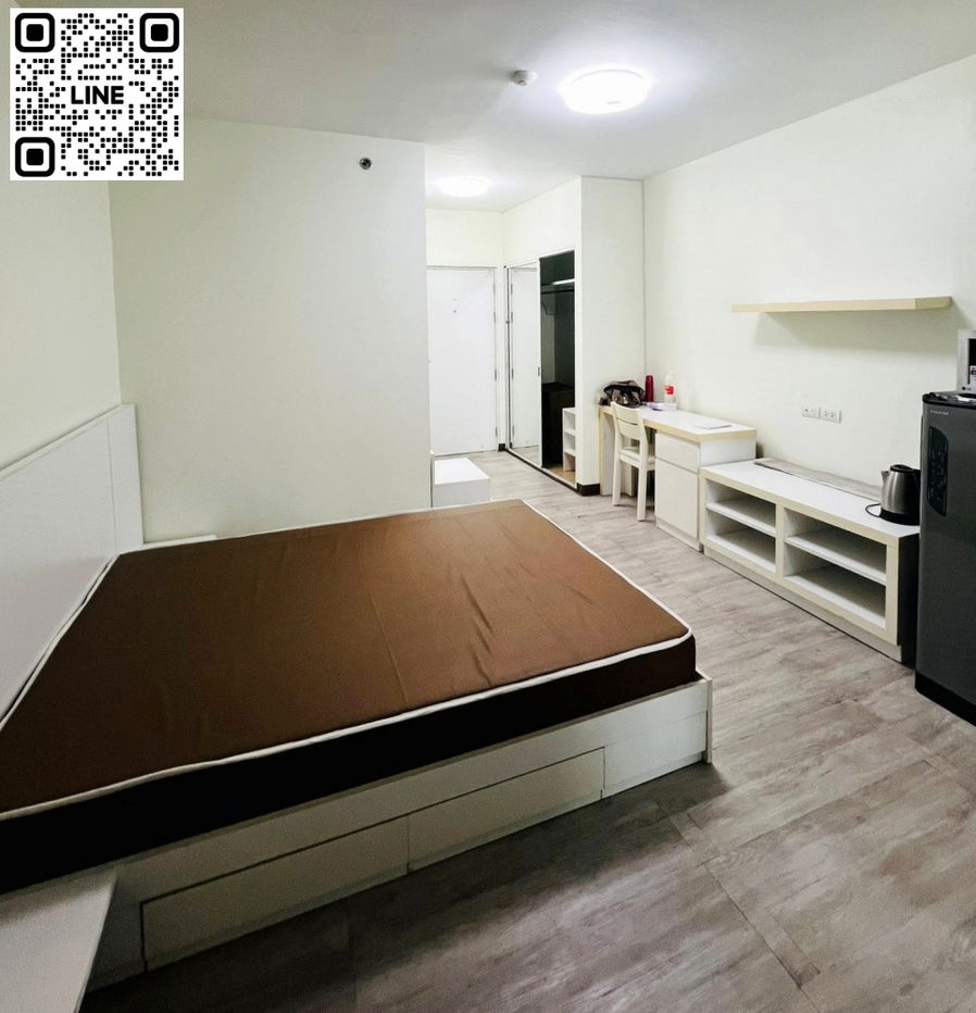 📲Line ID @556ryccg 🏢Studio 25 sqm Floor 15 TowerZ A Space Asoke-Ratchada near subway MRT Rama9 (600m), Central Plaza Rama9