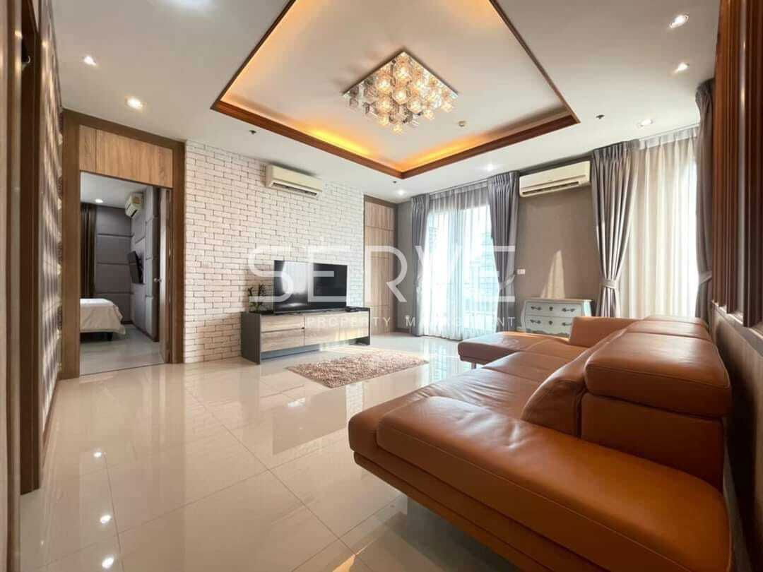 🔥2 Beds with Bathtub Large Room Good Location Close to MRT Phetchaburi 150 m. @  Villa Asoke