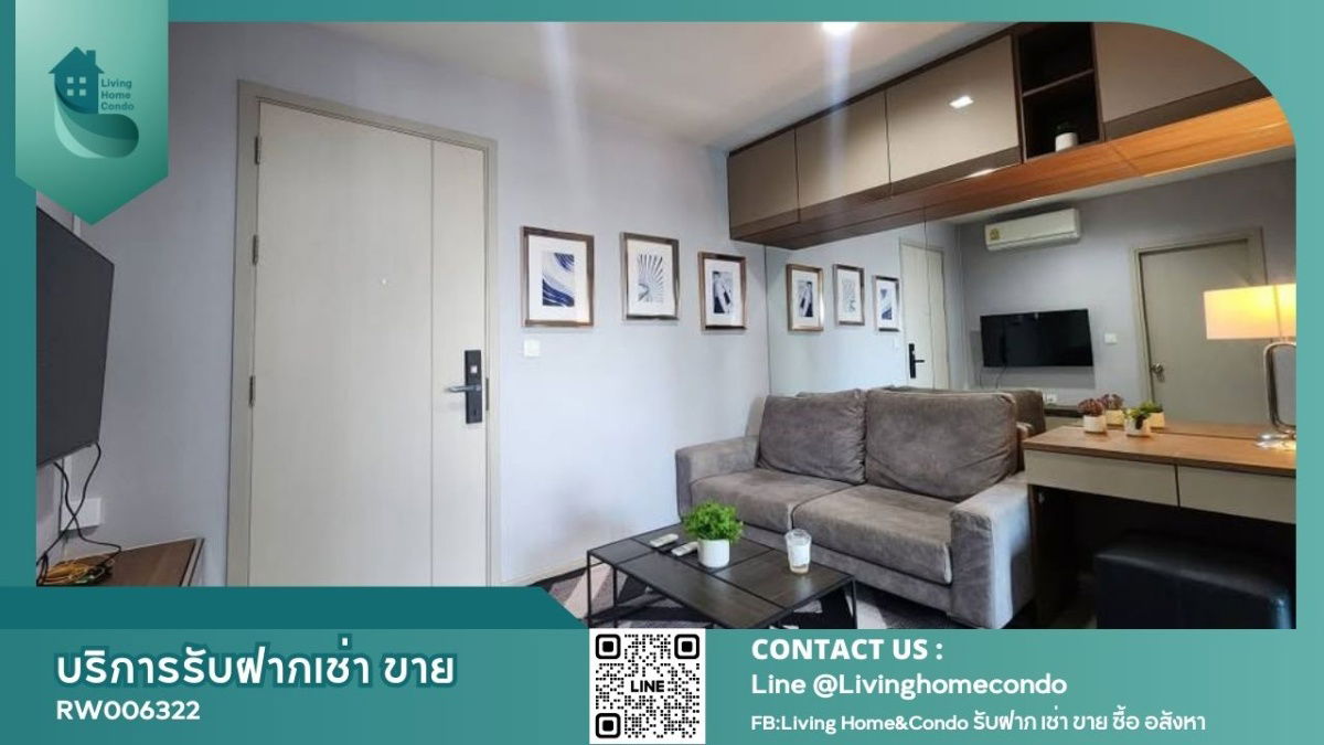 For rent Life Sukhumvit 48, ready to move in, LH-RW006322